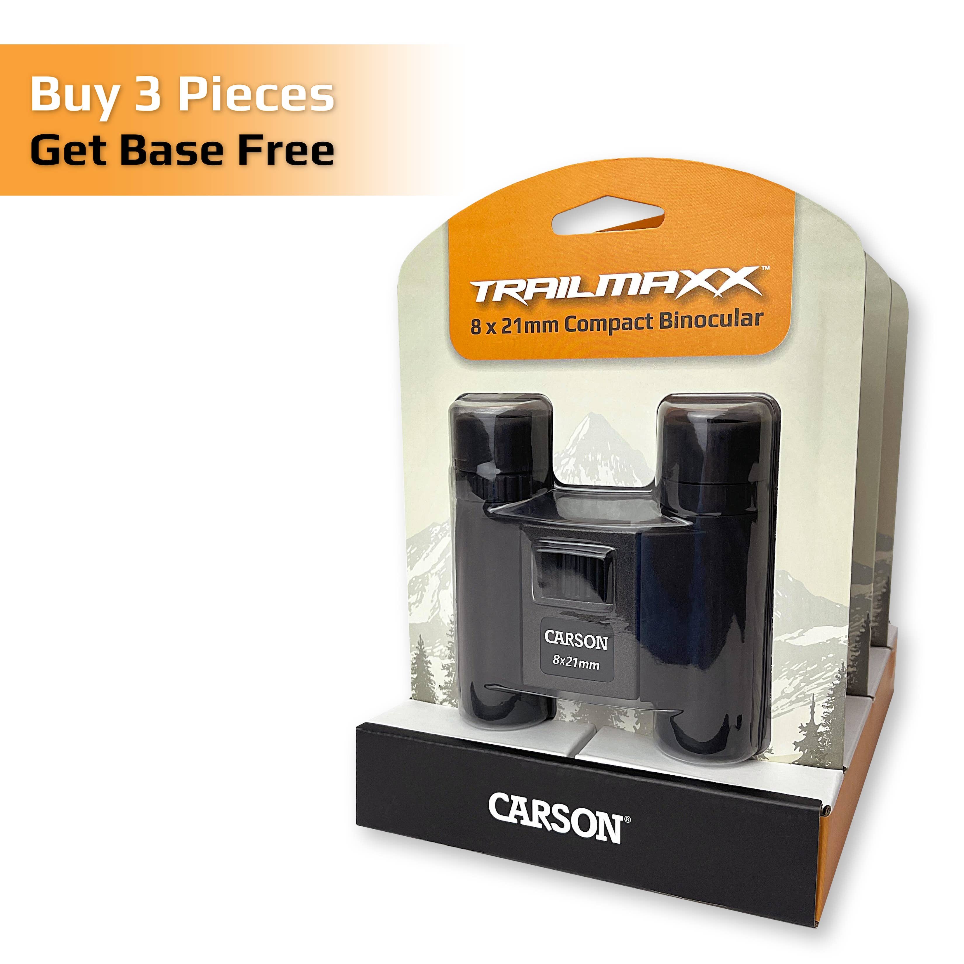 8x21mm Compact Lightweight Binoculars, with Pouch and Strap