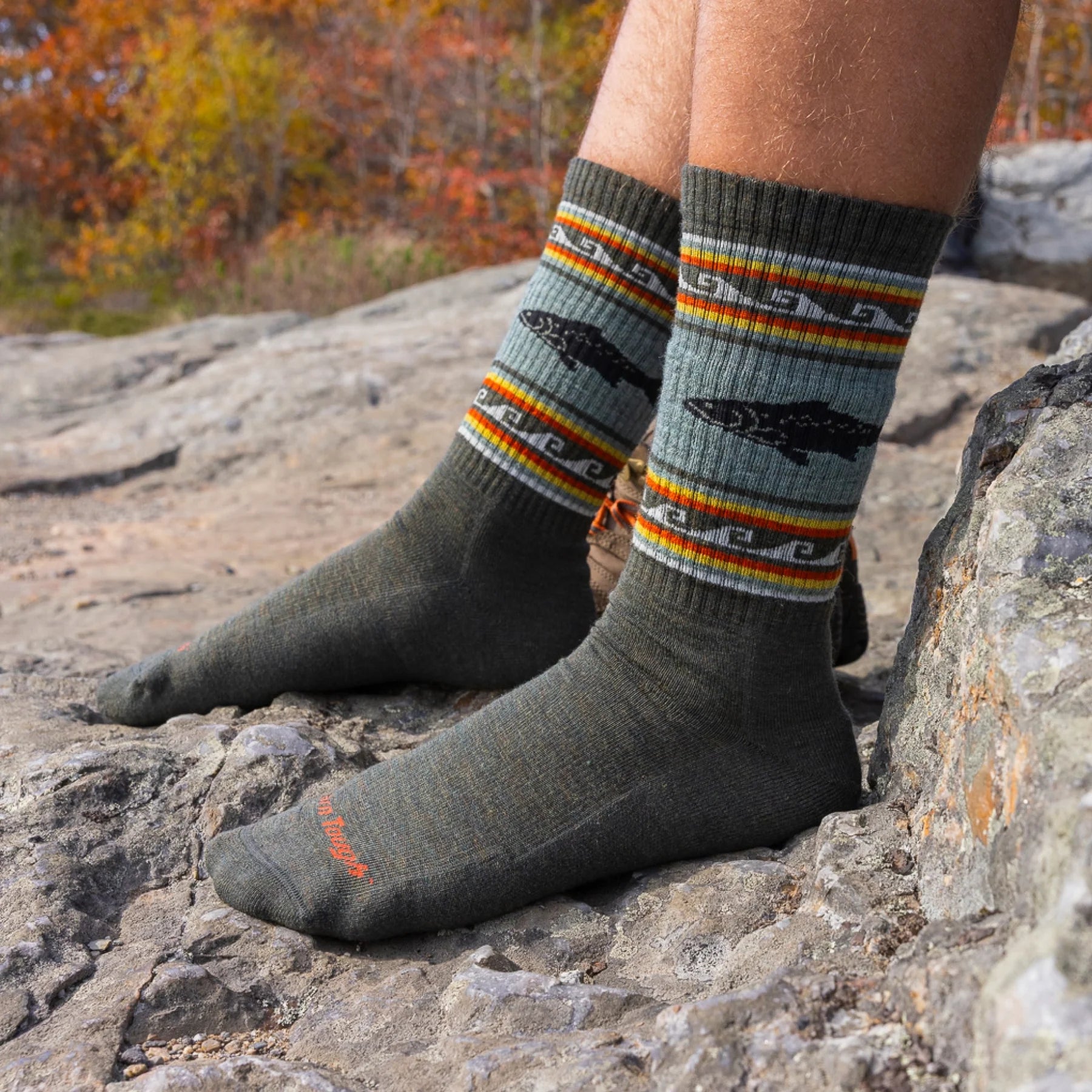 Darn Tough-Vangrizzle Boot Midweight Mens Hiking Socks