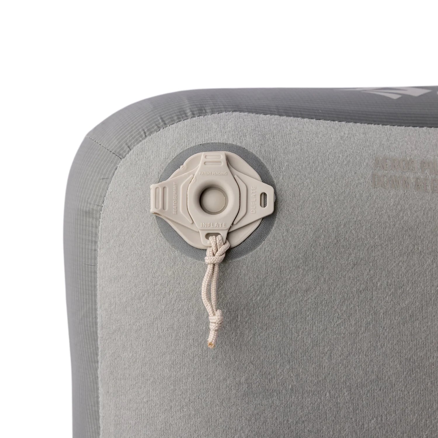 Aeros Down Pillow - Large Neutral Grey