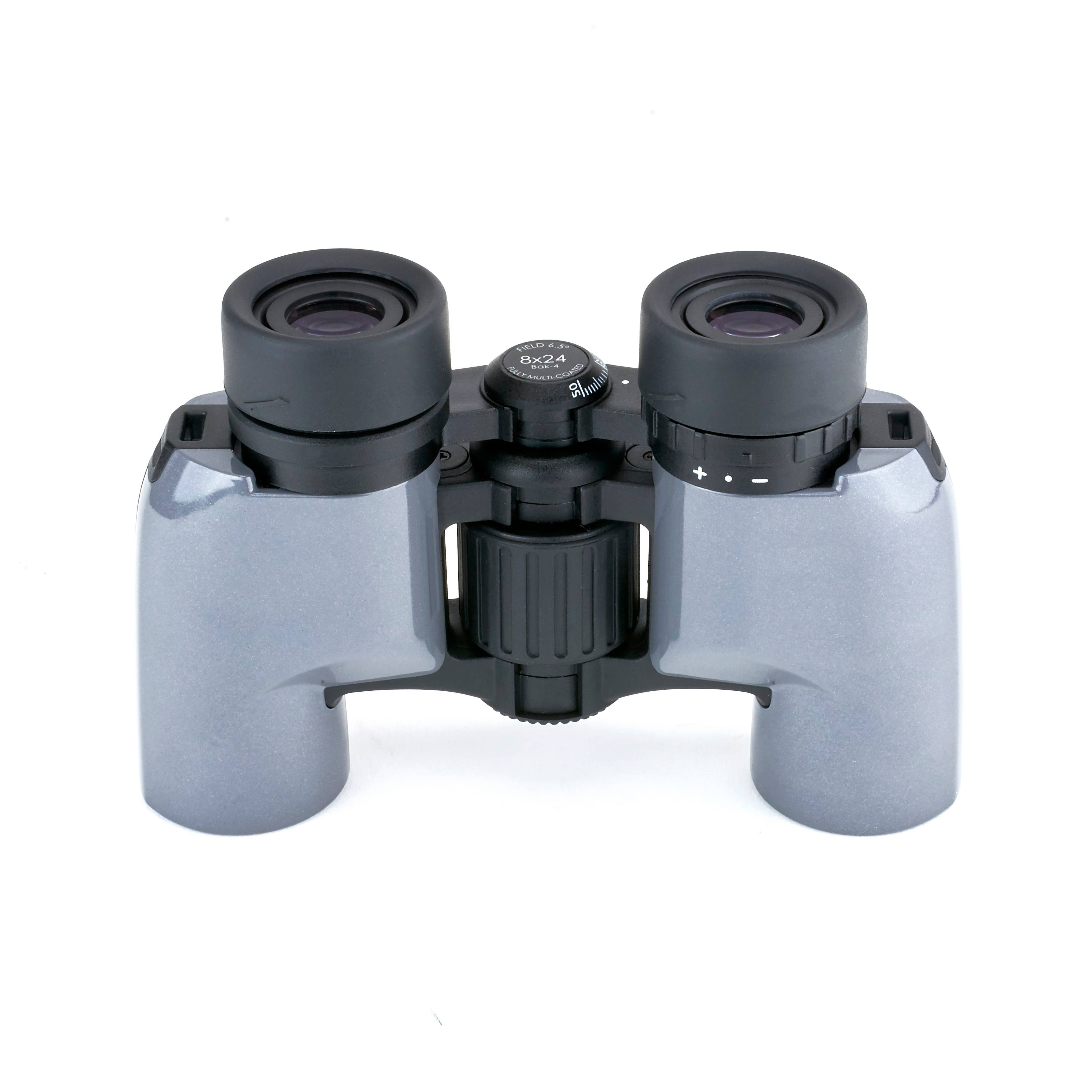 Mantaray™ 8x24mm Porro Prism Compact Lightweight Binoculars