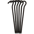 Aluminum Hooked Tent Pegs – 6 Pack