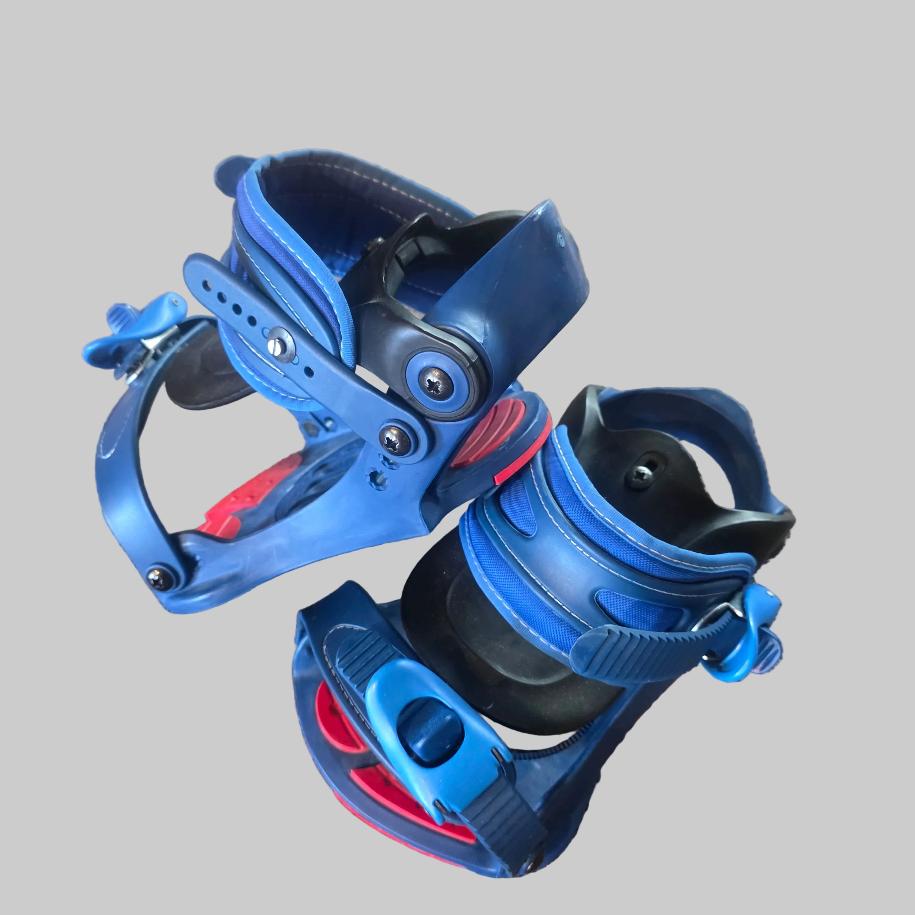 Salomon Snowboard Bindings-Blue/Red-Used