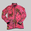 Mossy Oak Pink Camo Full-Zip Fleece Jacket-Women’s-SM