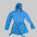 Marmot Women’s Hooded Rain Trench-Small-Blue-Used