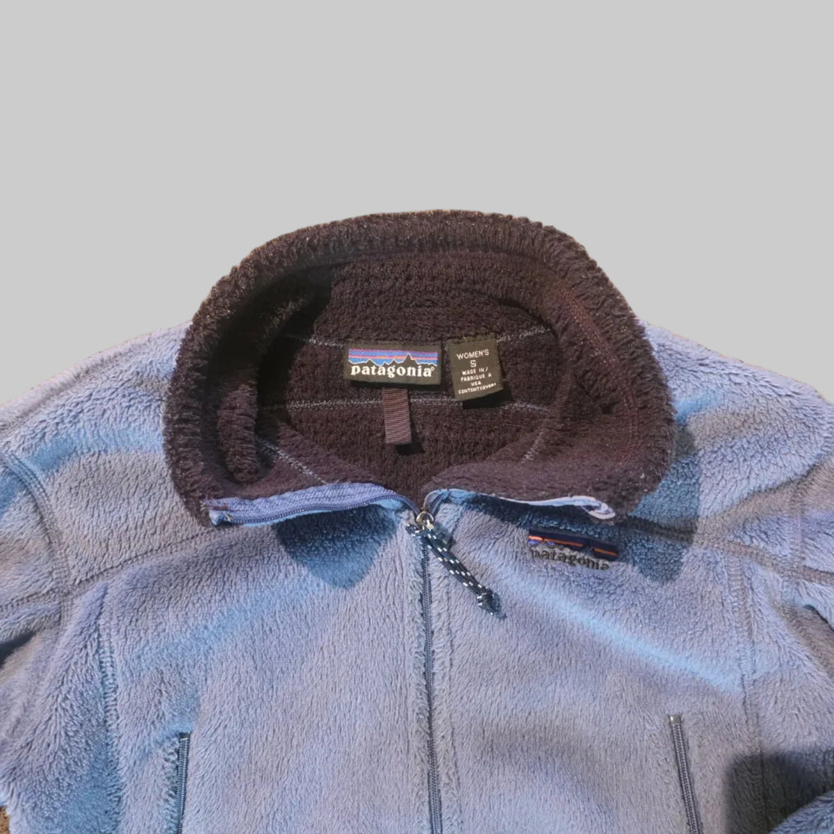 Patagonia Women’s Made in USA Fleece Jacket-Medium-Vintage/Used