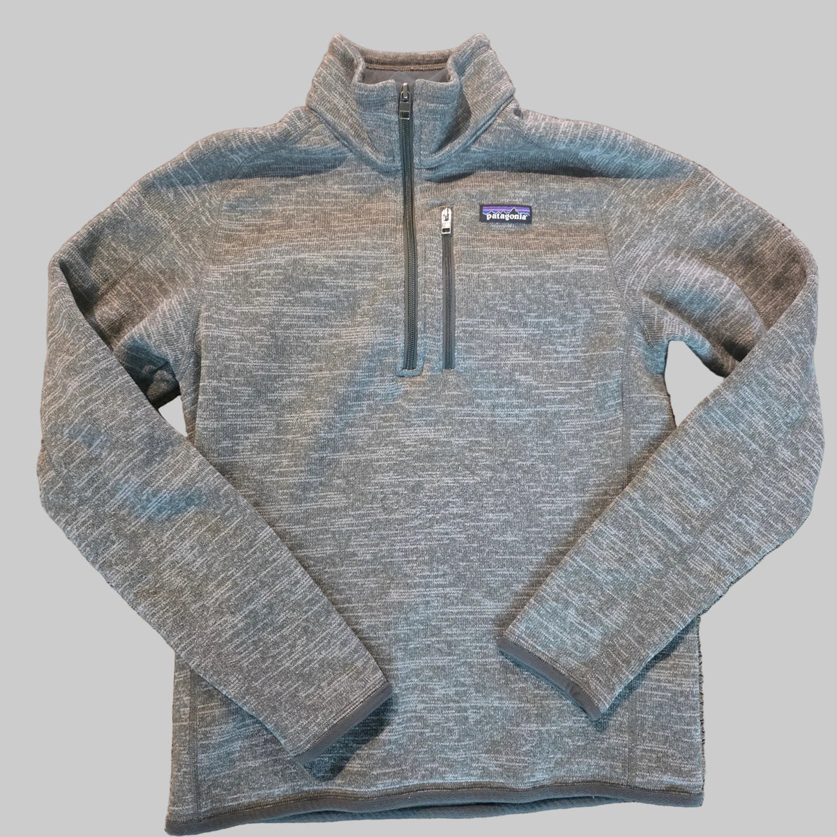 Patagonia Men’s Better Sweater 1/4-Zip Fleece-Small-Gray-Used