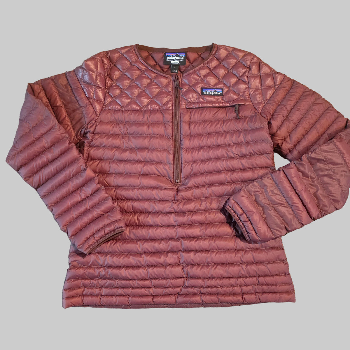 Patagonia-Women's Micro Puff Jacket-Small-Burgundy