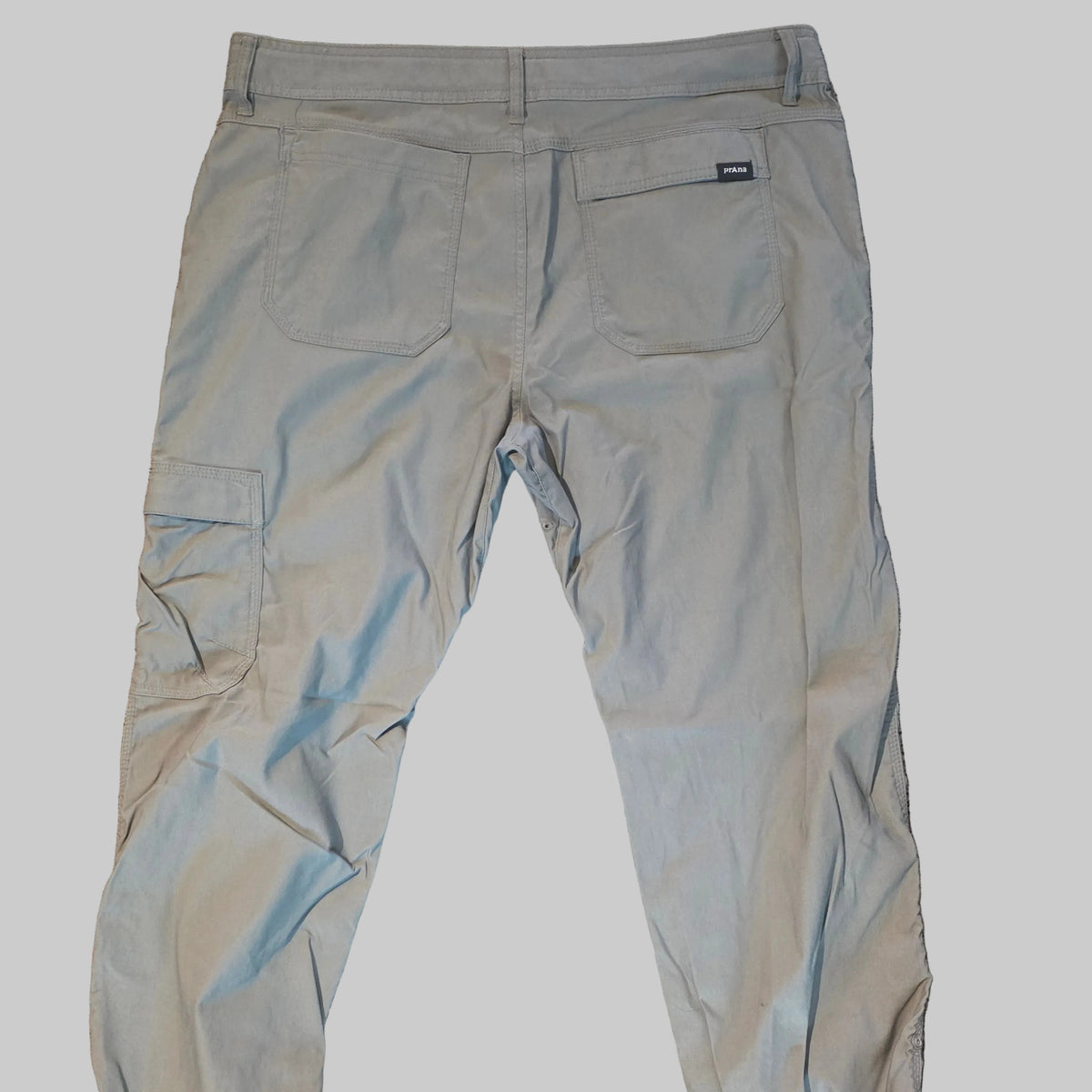prAna Men’s Technical Hiking Pants – 36x32 – Gray – Used