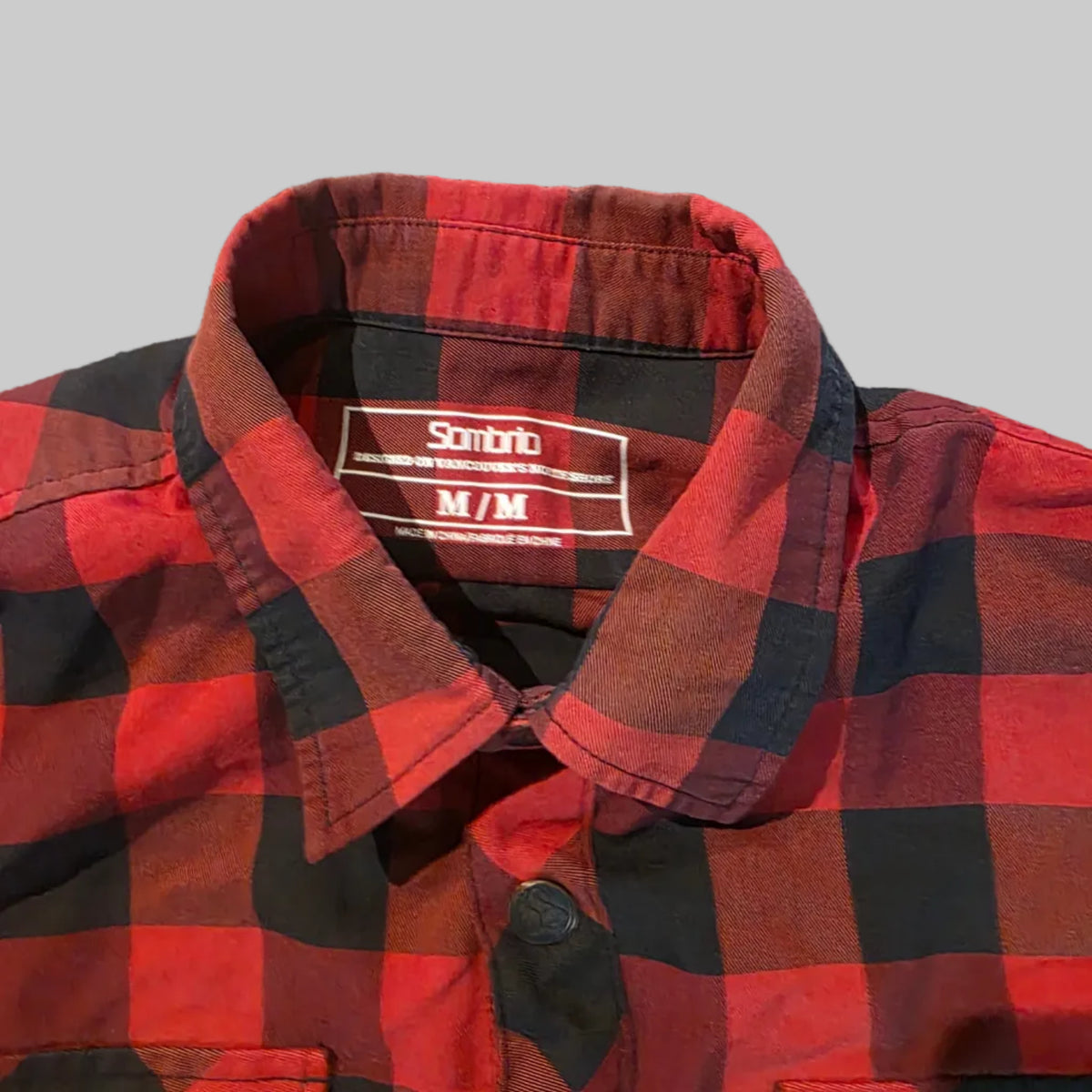 Club Ride Santo Plaid Cycling Shirt – Men’s Medium – Used