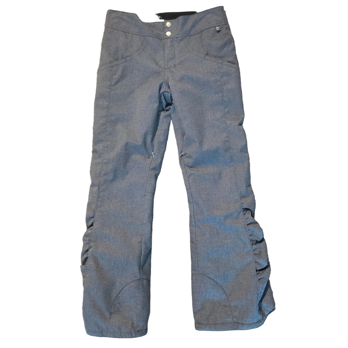 Obermeyer gray insulated snow pants front