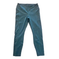 Teal yoga leggings full view