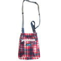 KAVU Keeper red plaid front and adjustable strap