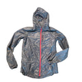 Mountain Hardwear gray women's hooded jacket front