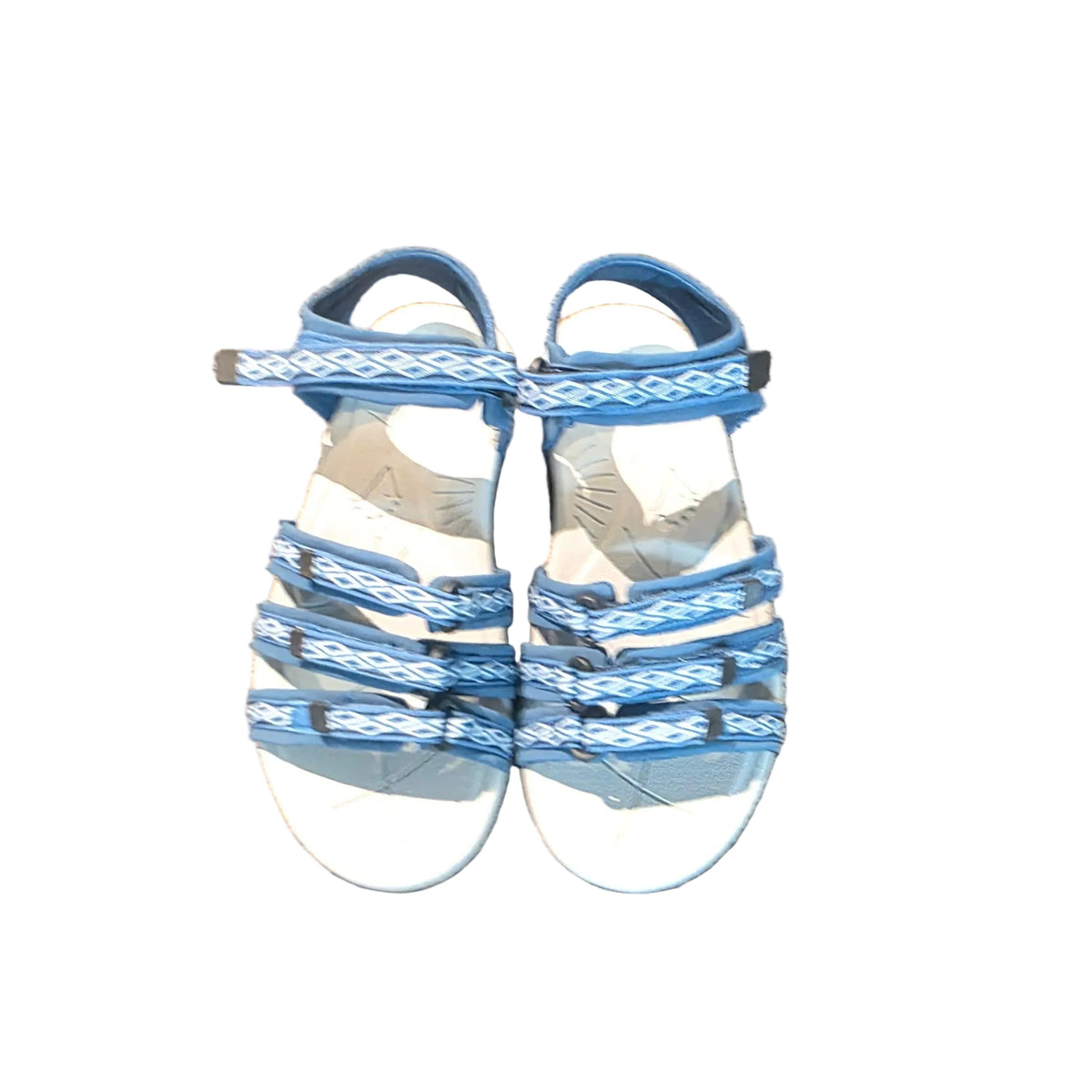Viakix women's Aegean Blue sandals, size 7