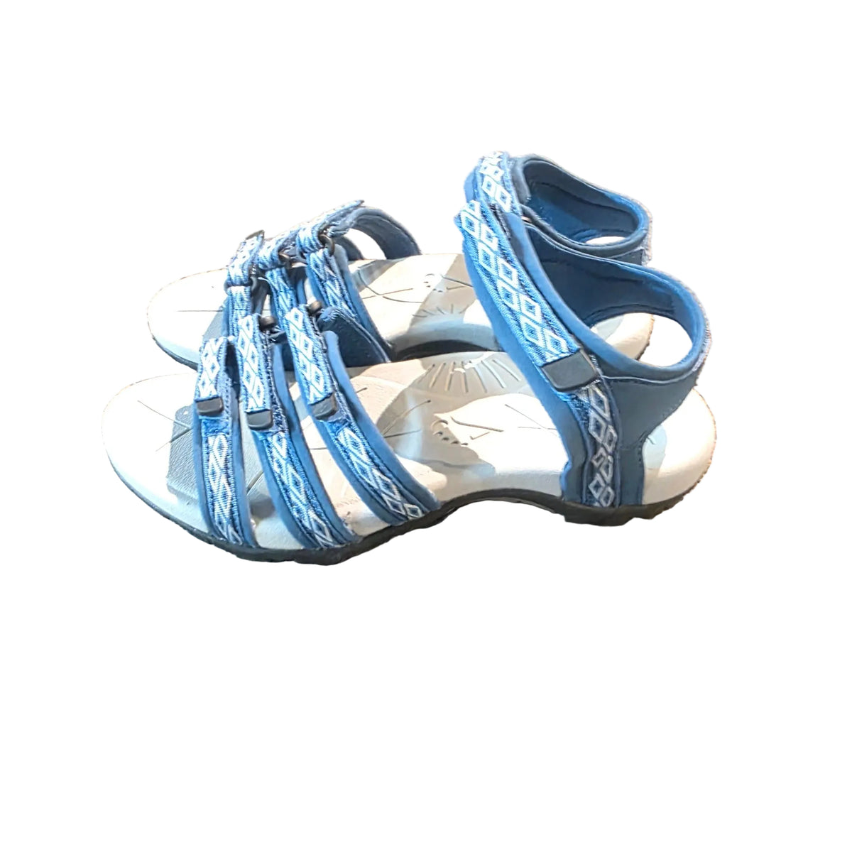 Viakix women's Aegean Blue sandals, size 7