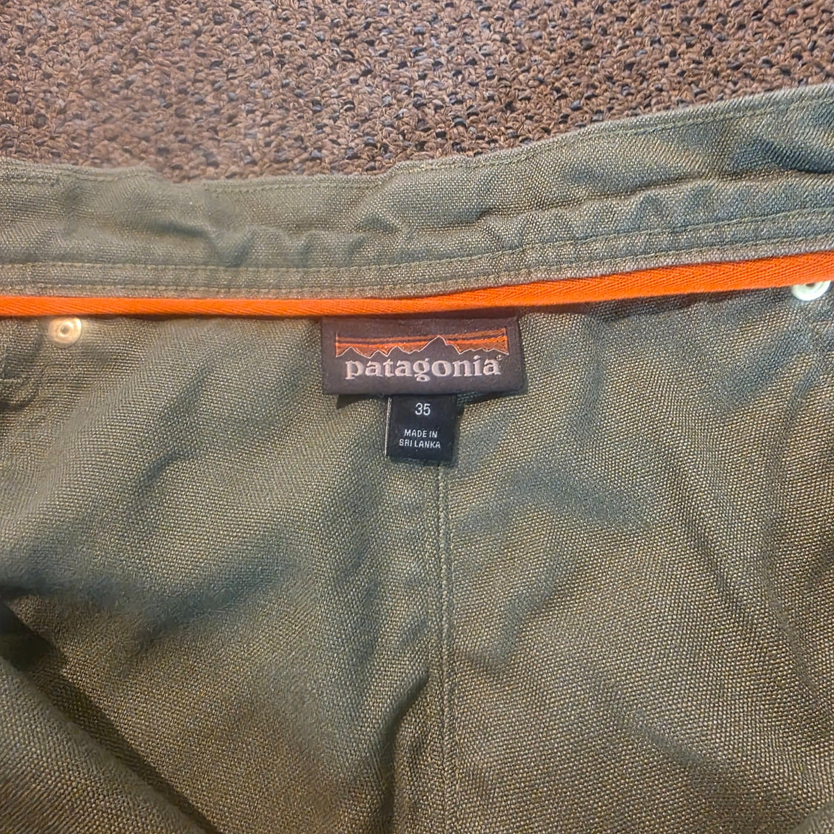 Patagonia Workwear Hemp Pants - Size 35 - USED