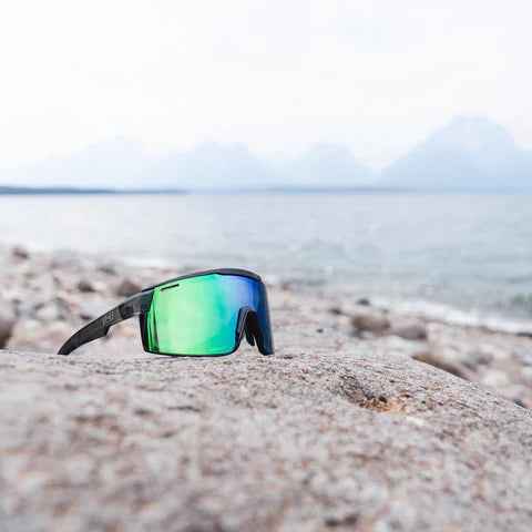 Optic Nerve-FixieMAX Matte Crystal w/ Smoke Lens Green Mirror