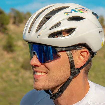 Optic Nerve-FixieAIR Matte Black w/ Brown Lens Blue Mirror