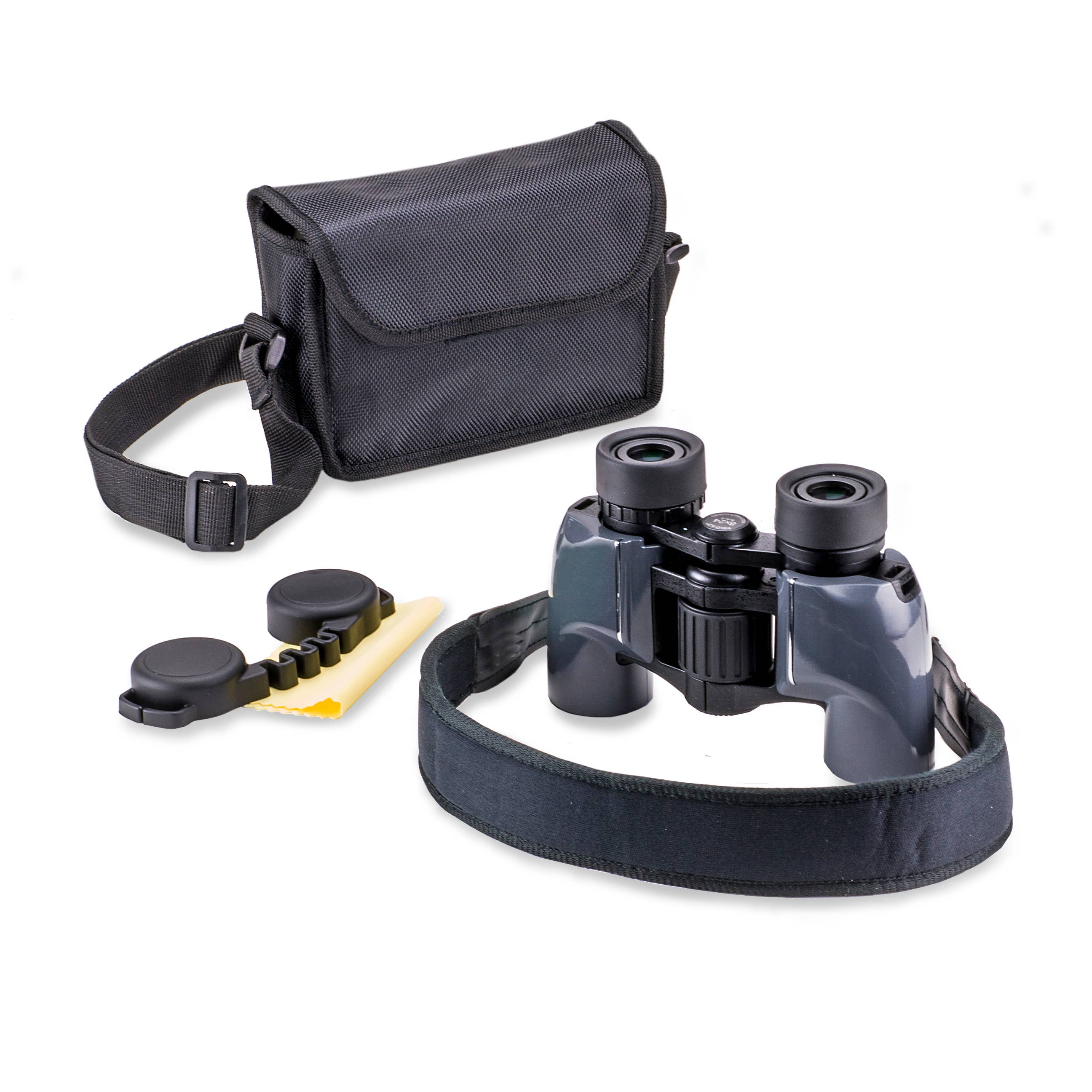 Mantaray™ 8x24mm Porro Prism Compact Lightweight Binoculars