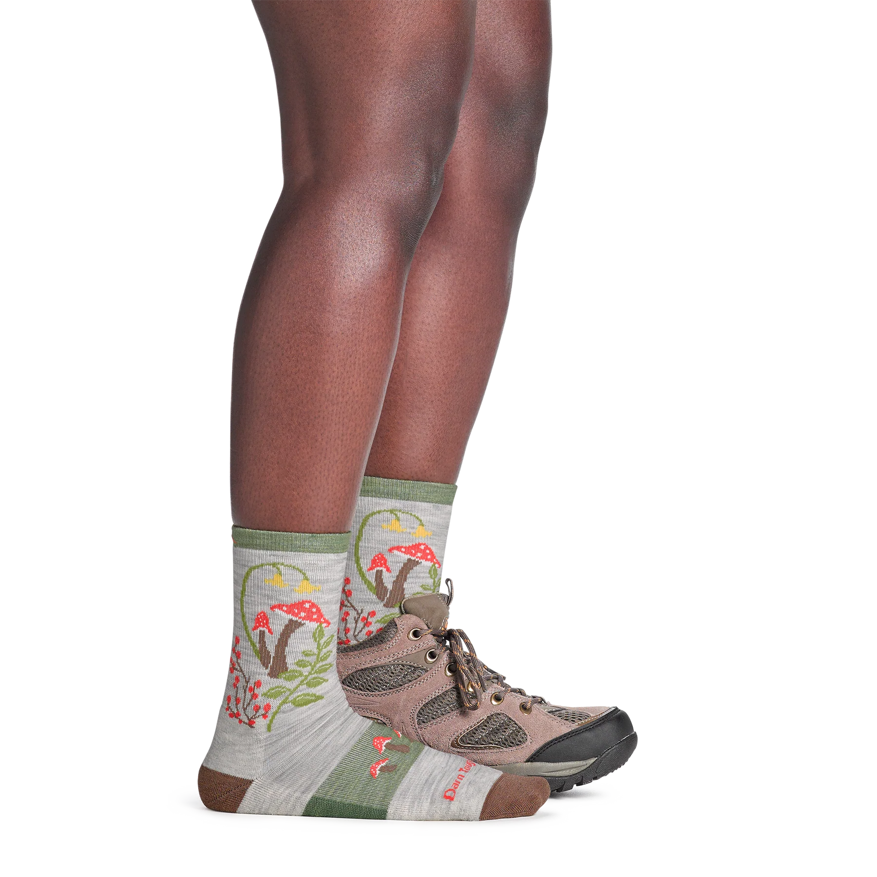 Darn Tough - Hiker Mushrooms Micro Crew Lightweight Cushion Women's