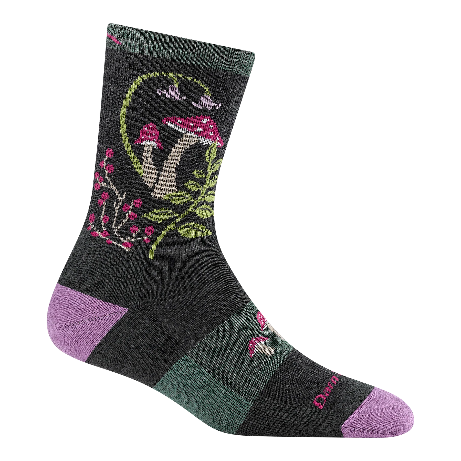 Darn Tough - Hiker Mushrooms Micro Crew Lightweight Cushion Women's