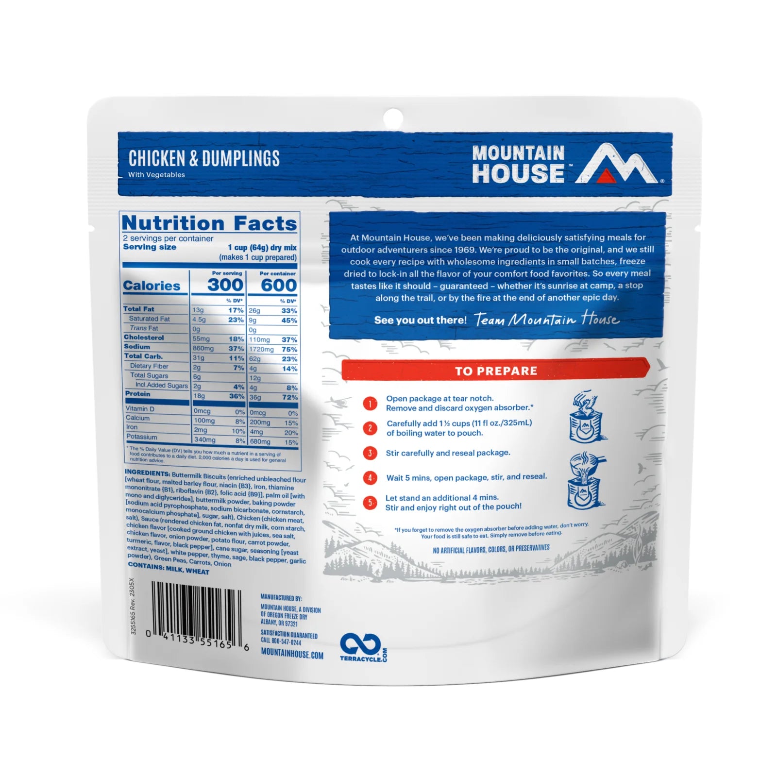 Mountain House-Chicken and Dumplings