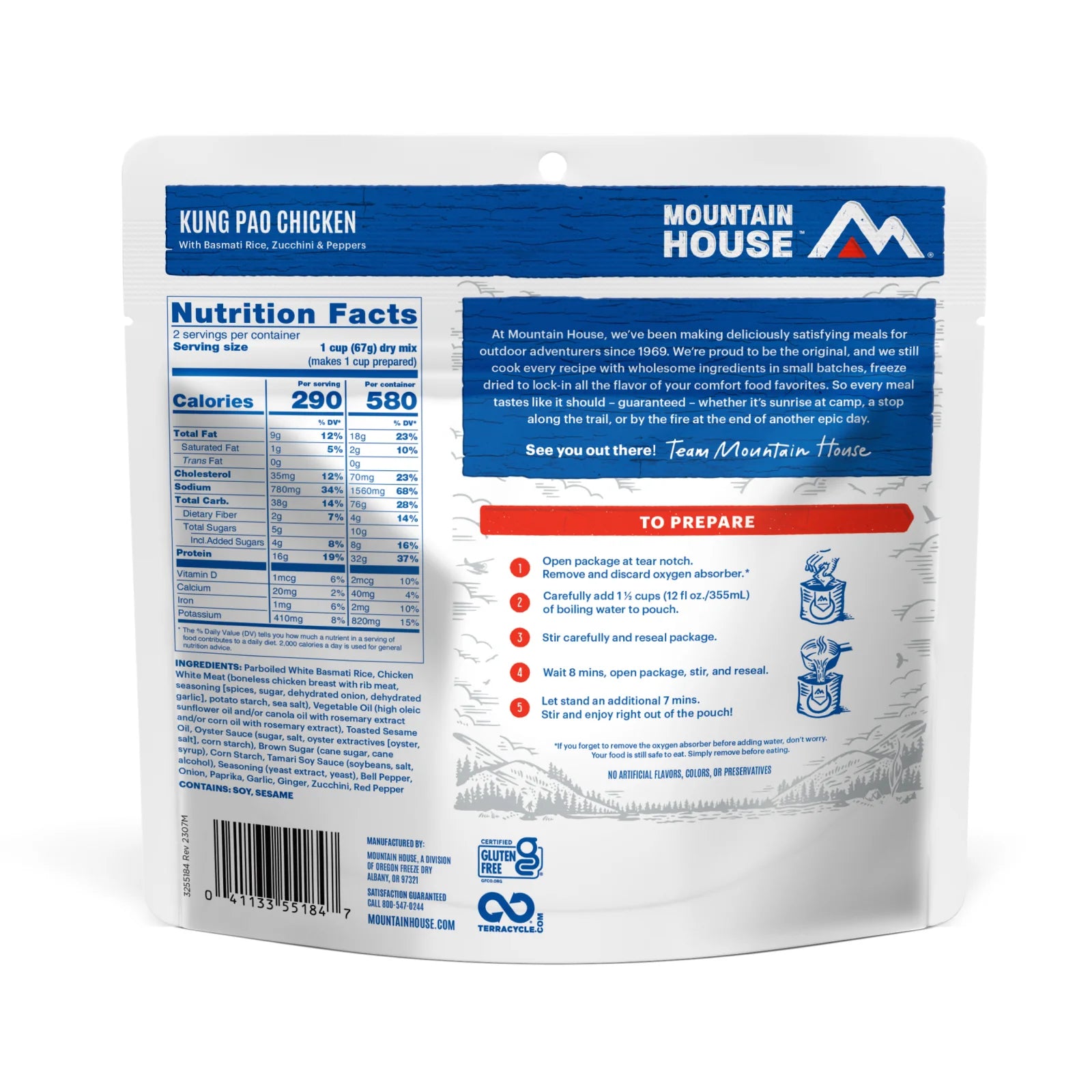 Mountain House-Kung Pao Chicken