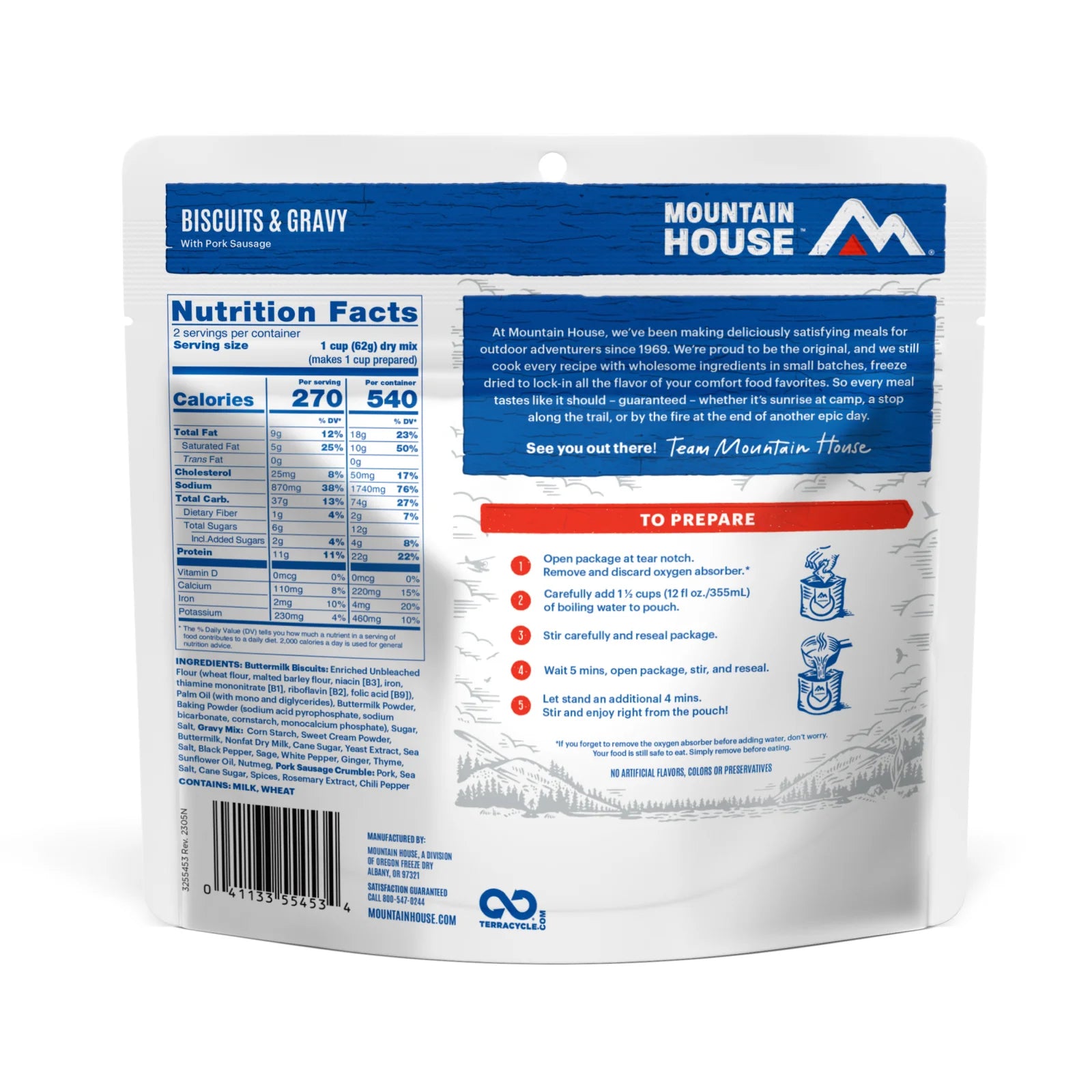 Mountain House-Biscuits and Gravy
