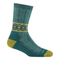 Darn Tough Nordic Twist Crew Lightweight Cushion Women's sock in Teal