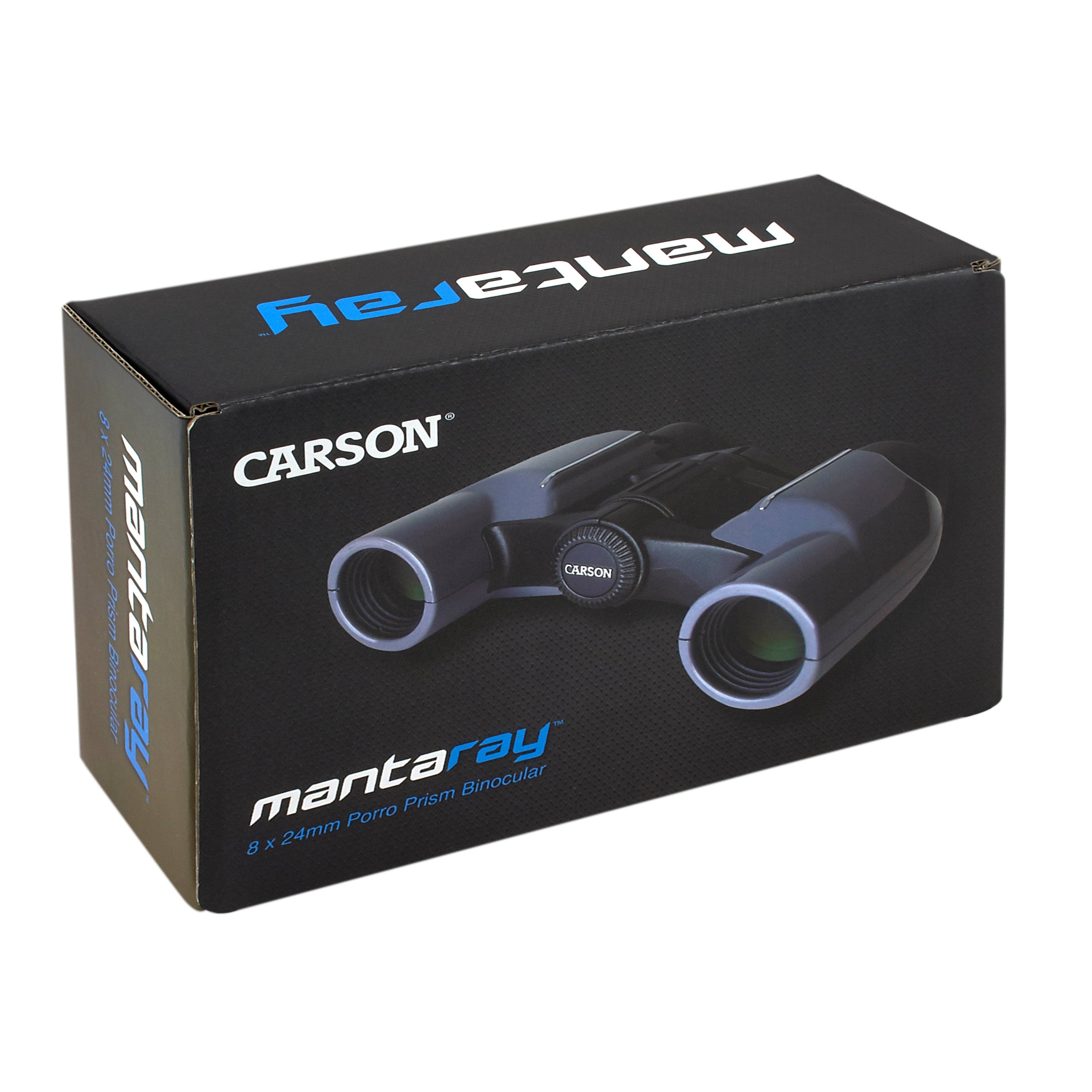 Mantaray™ 8x24mm Porro Prism Compact Lightweight Binoculars
