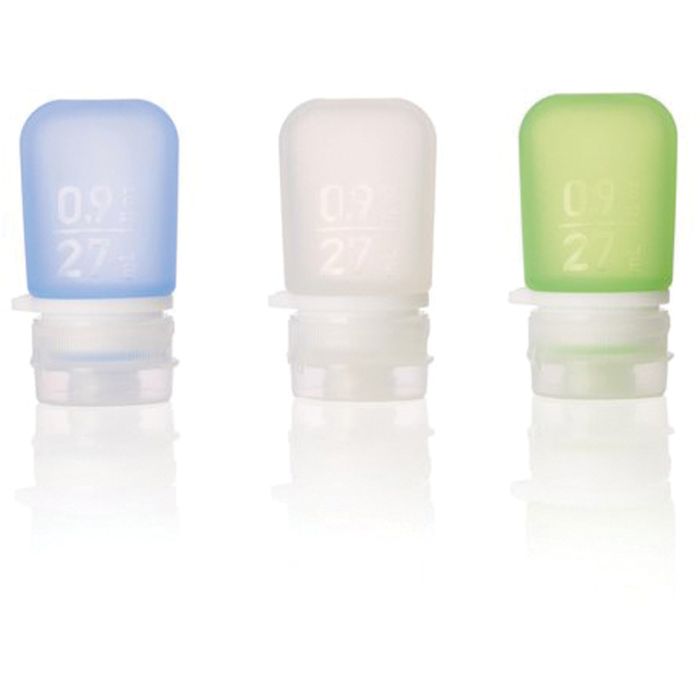 humangear-GoToob Mini 3-Pack – Clear/Green/Blue