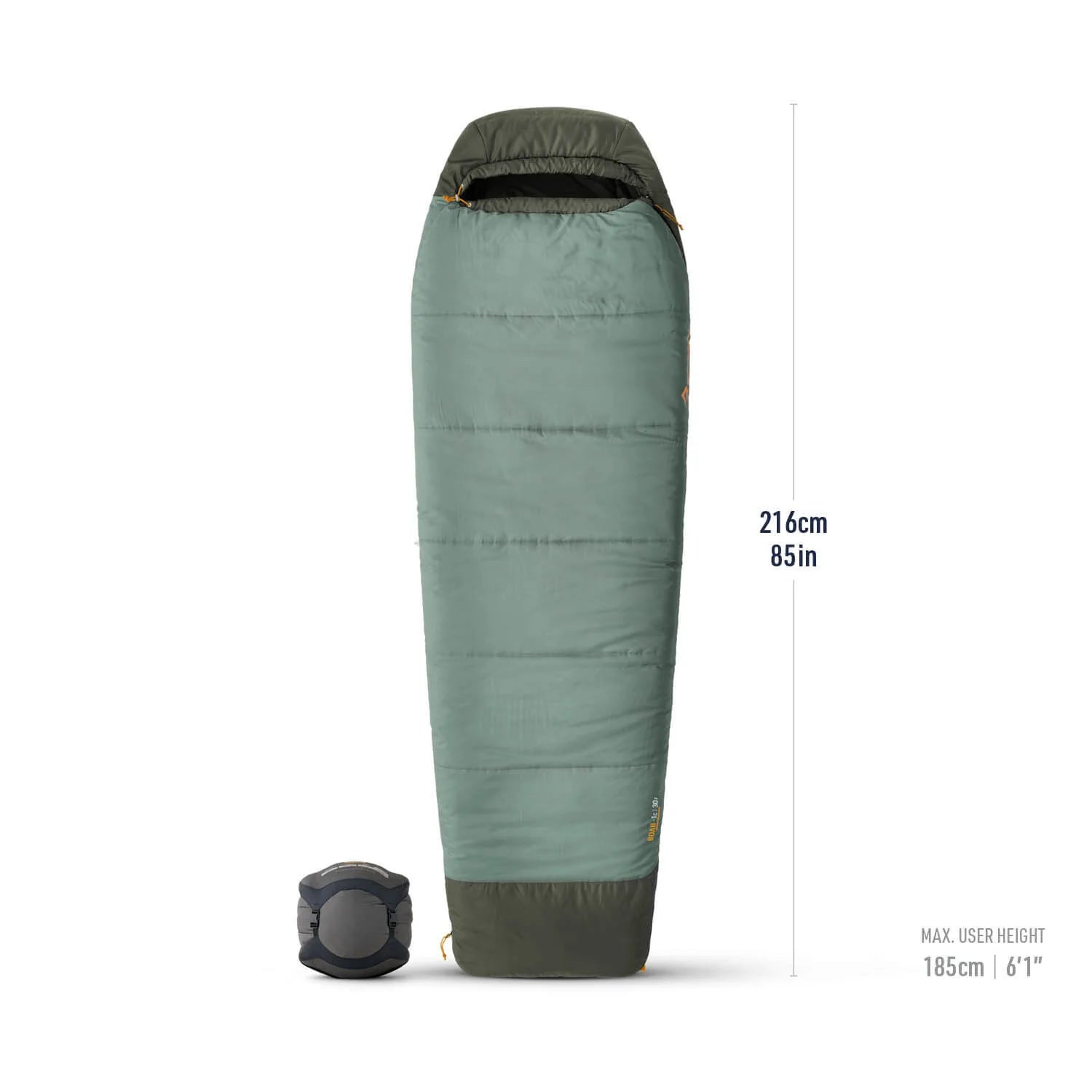 Sea to Summit- Boab Synthetic Sleeping Bag 30F/-1C Regular Wreath Green