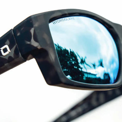 Optic Nerve-Caddo Matte Black w/ HYDROGLARE Polarized Brown Lens Green Mirror