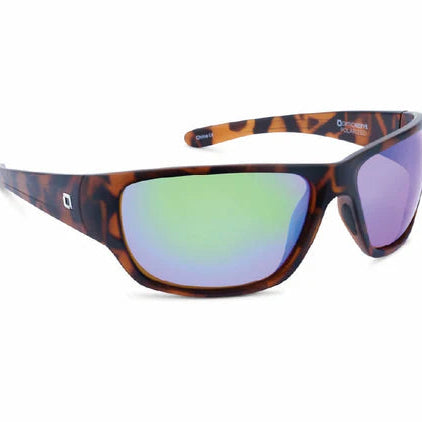 Optic Nerve-Contra XL Matte Tortoise w/ HYDROGLARE Polarized Brown Lens Green Mirror
