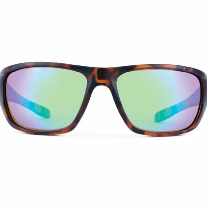 Optic Nerve-Contra XL Matte Tortoise w/ HYDROGLARE Polarized Brown Lens Green Mirror