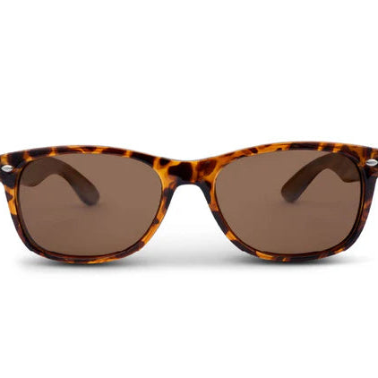 Optic Nerve-Cruzin Shiny Tortoise + Wood w/ Polarized Brown Lens