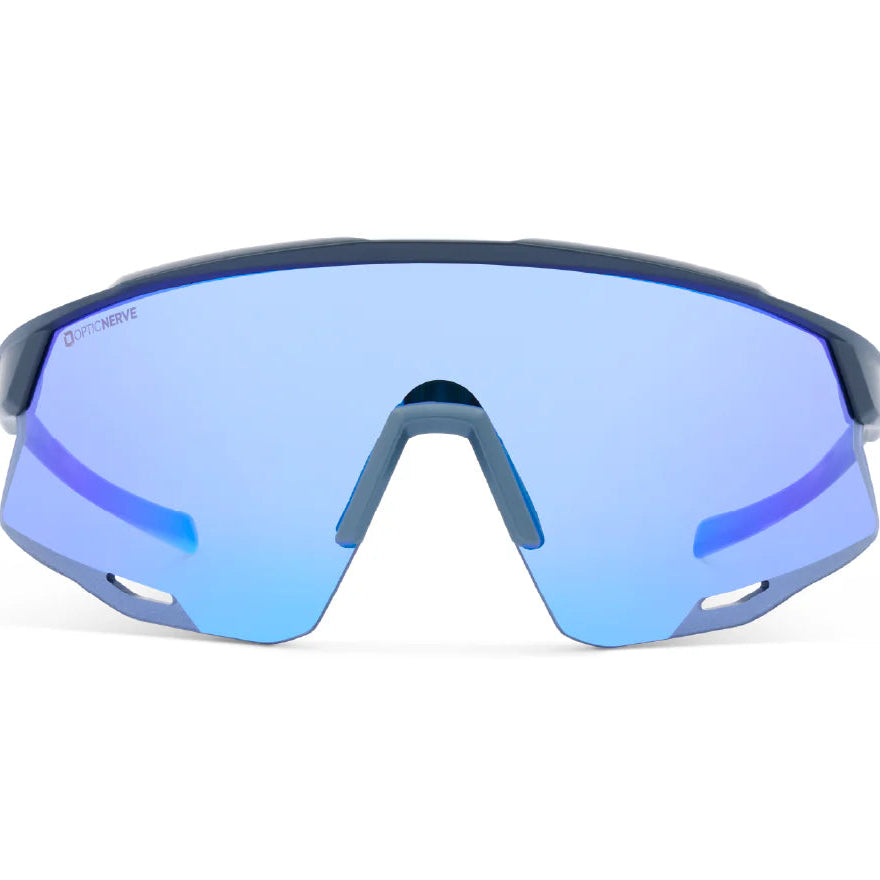 Optic Nerve-FixieAIR Matte Black w/ Brown Lens Blue Mirror