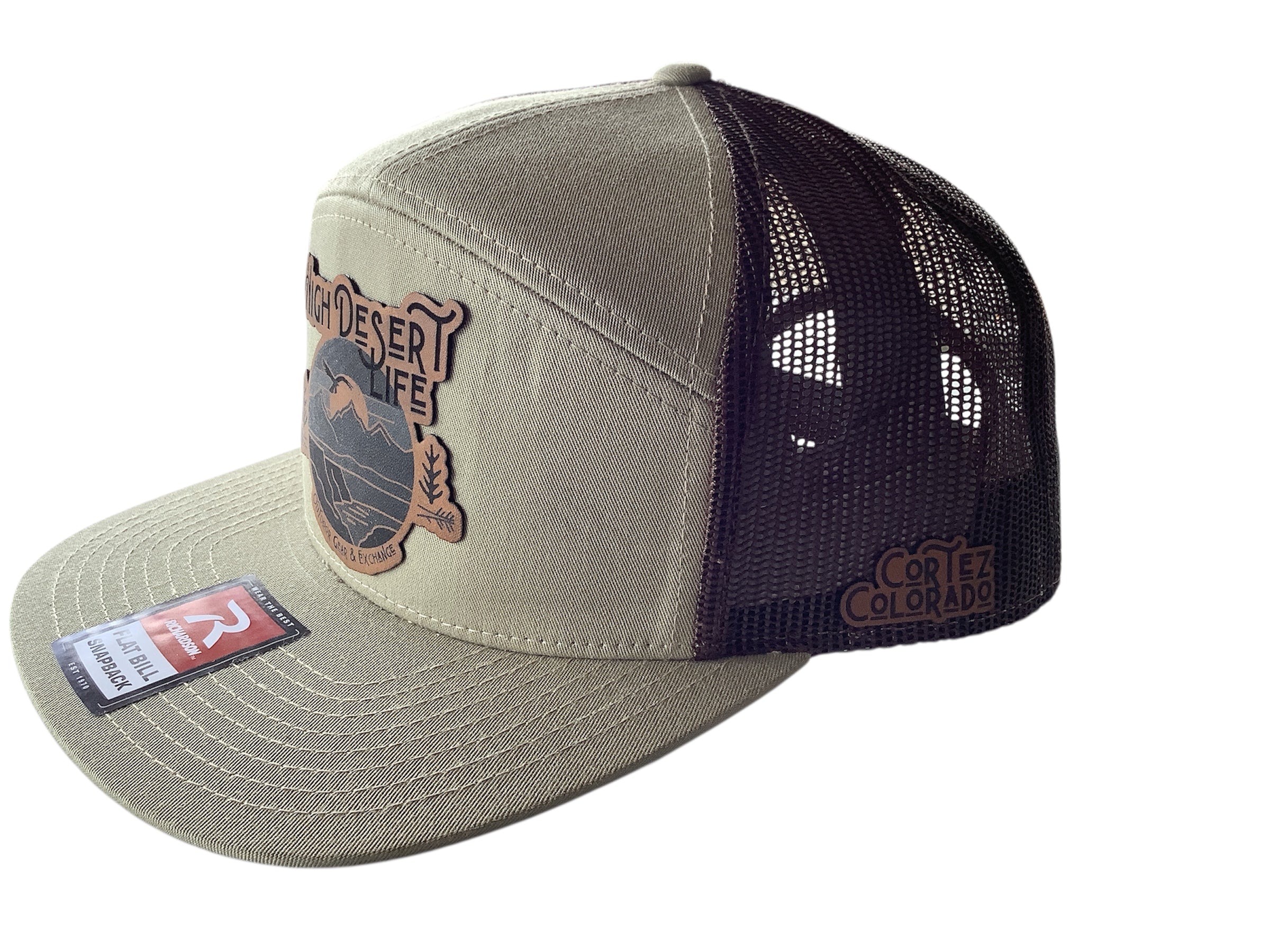 High Desert Life 7 Panel Flat Bill Hat