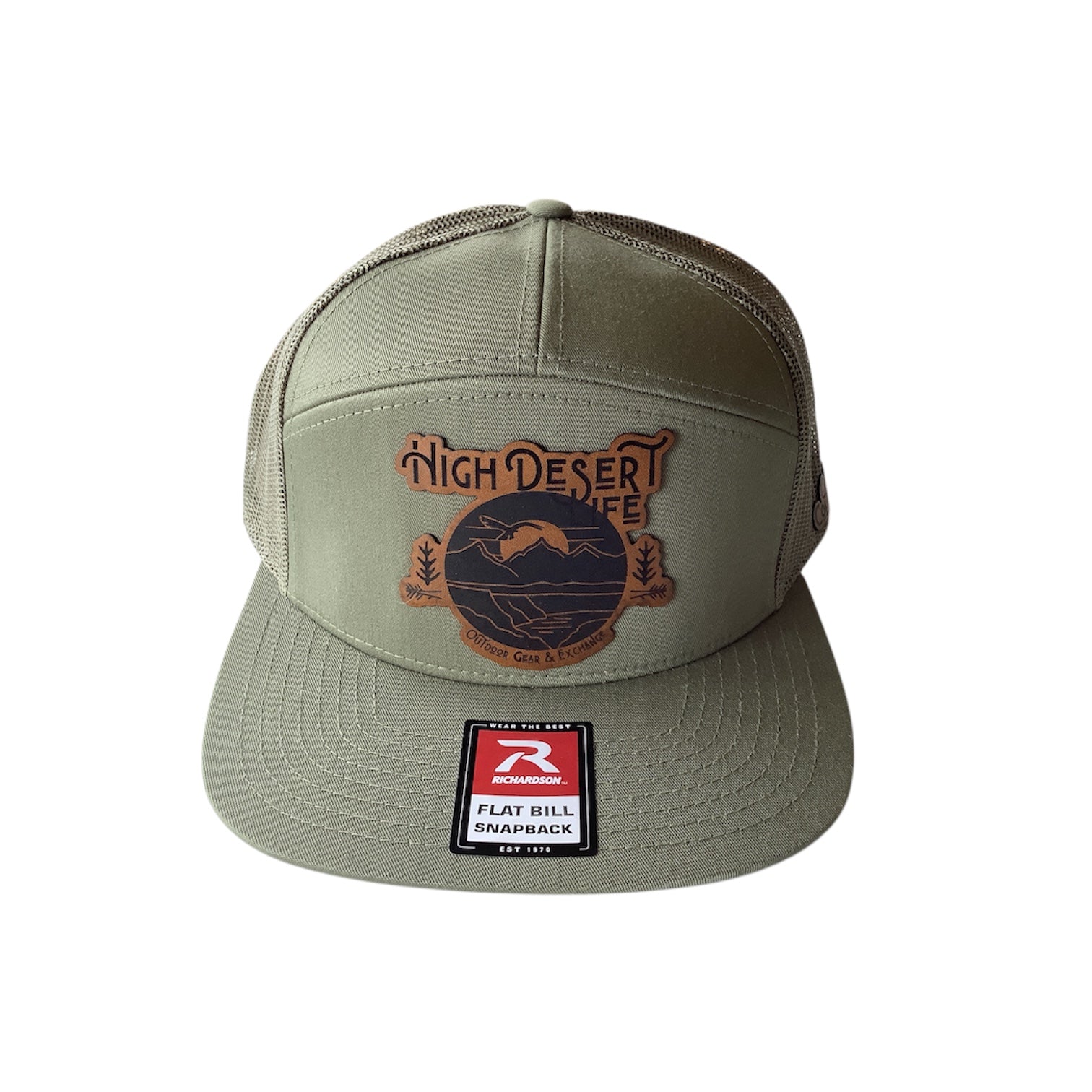 High Desert Life 7 Panel Flat Bill Hat