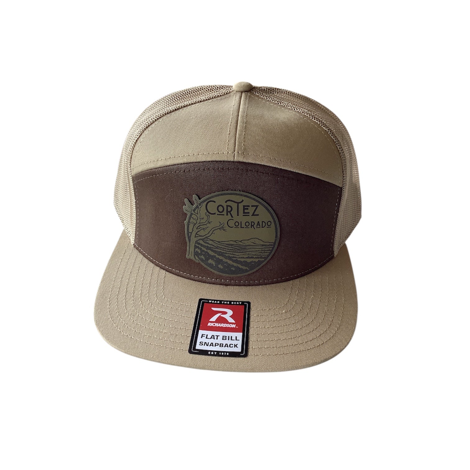Cortez 7 Panel Flat Bill Hat