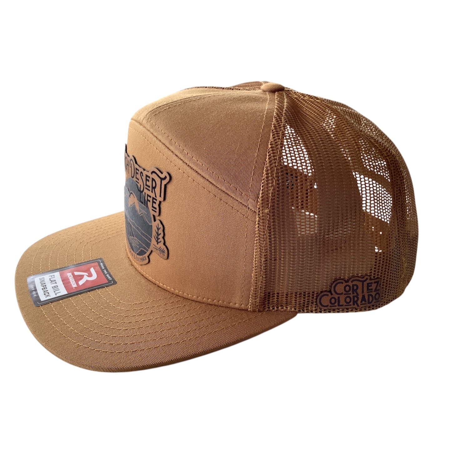 High Desert Life 7 Panel Flat Bill Hat