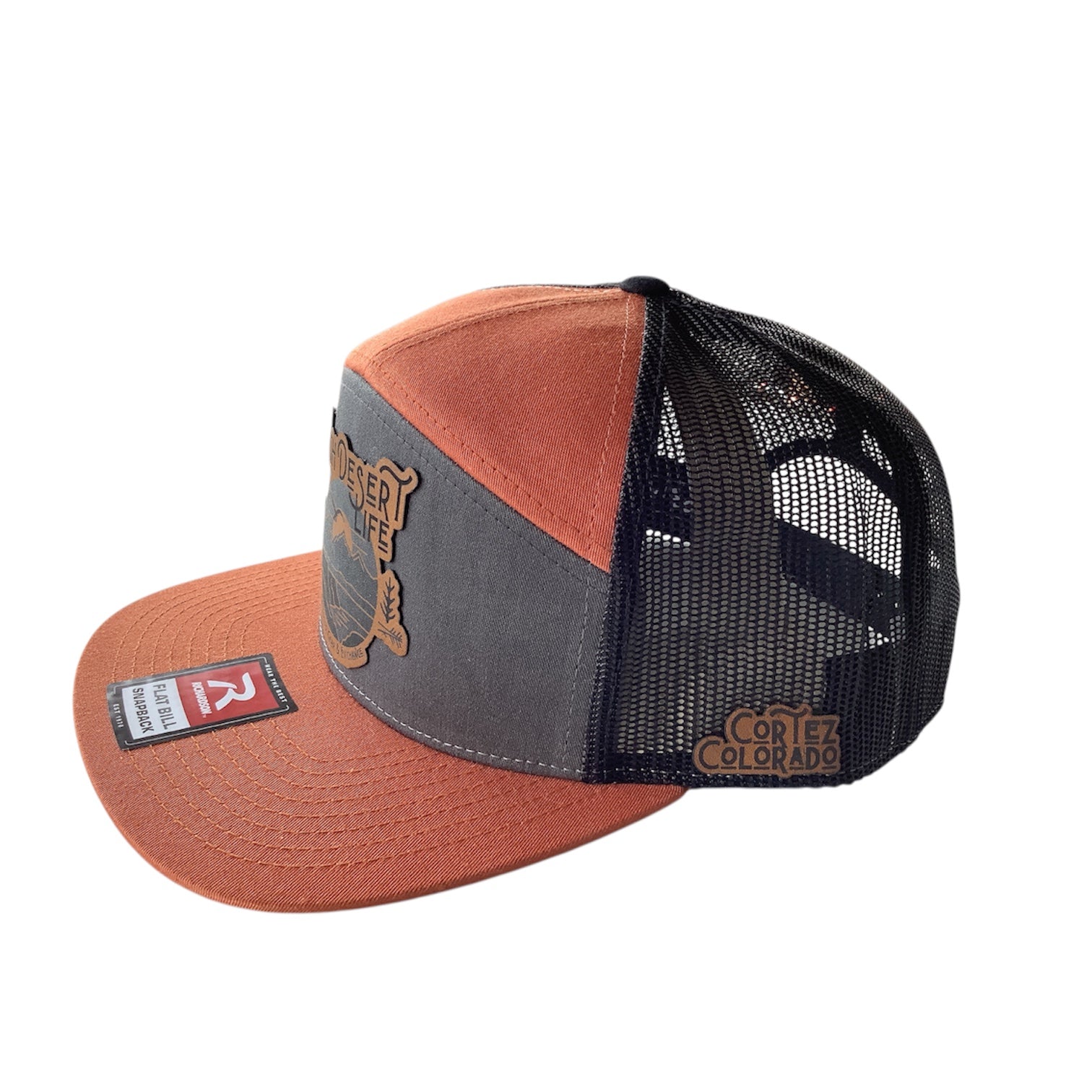 High Desert Life 7 Panel Flat Bill Hat