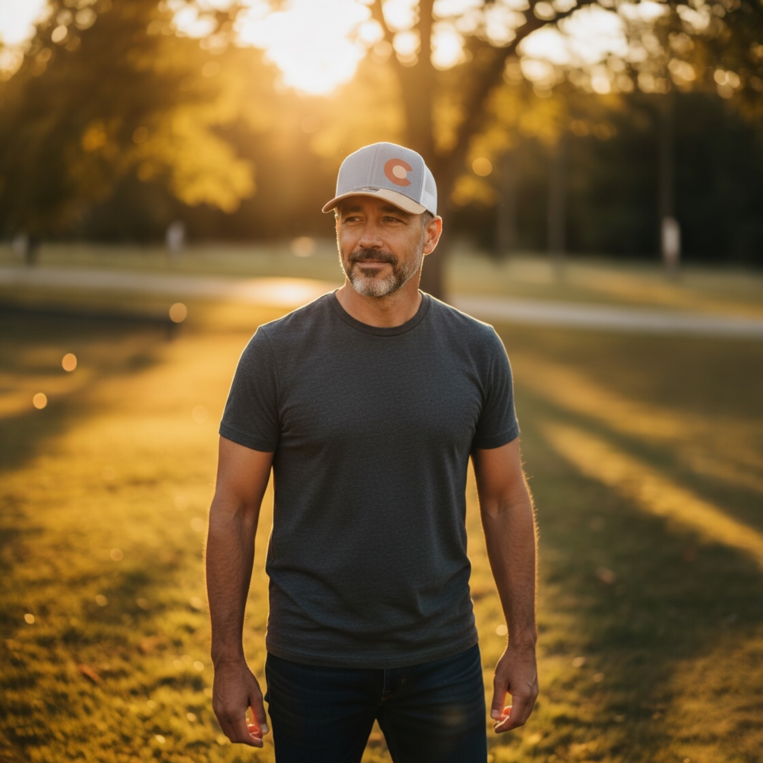 Colorado C Trucker Hat Beige/Amber/Charcoal