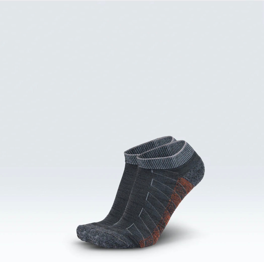 Gordini-Bolton - Lightweight Run Low Cut 2 Pack Carbon Heather