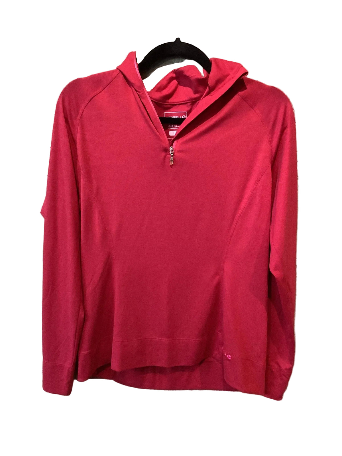 Merrell red quarter zip front