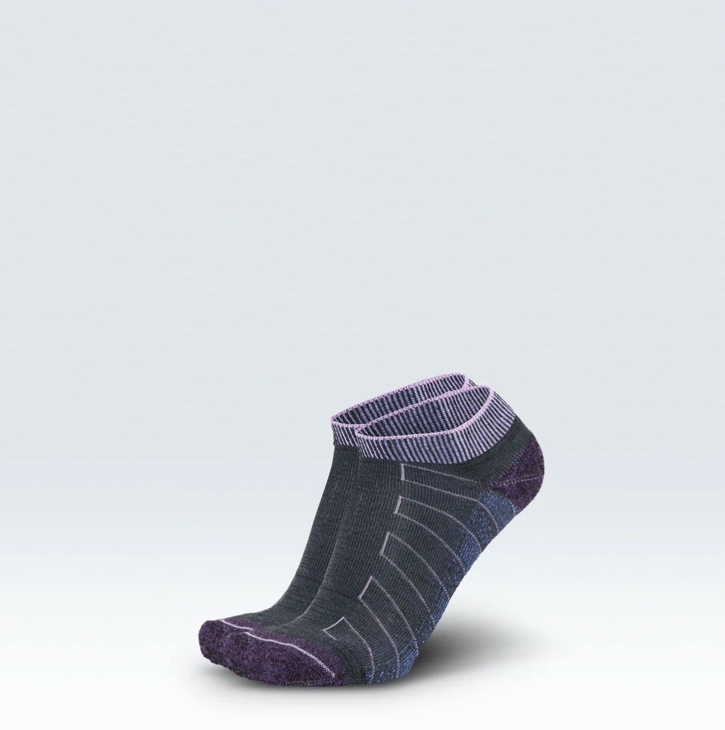 Gordini-Bolton - Lightweight Run Low Cut 2 Pack Carbon Heather