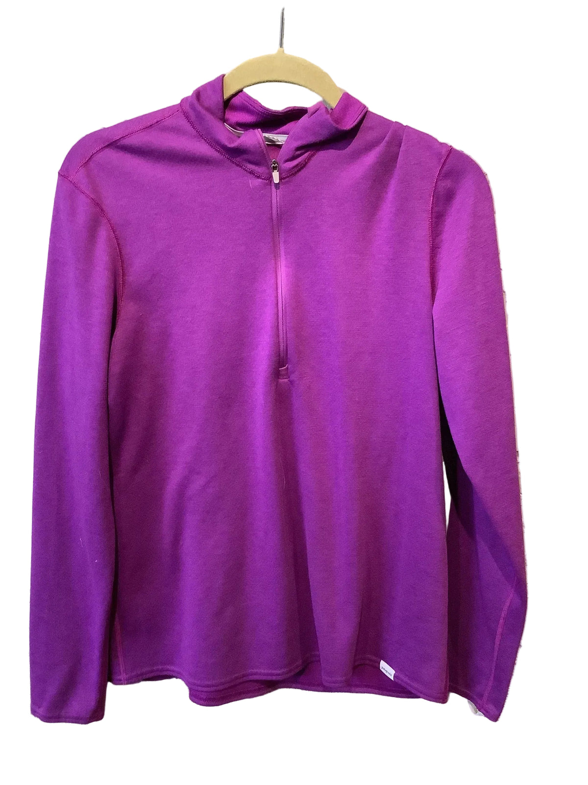 Purple Patagonia women's quarter zip front