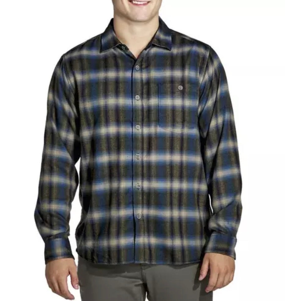 Plaid Courduroy Shirt LS