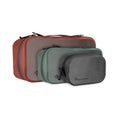 Hydraulic Packing Cube Set Multi 3-Piece [1] XS Green, [1] Small Red, [1] Medium Black