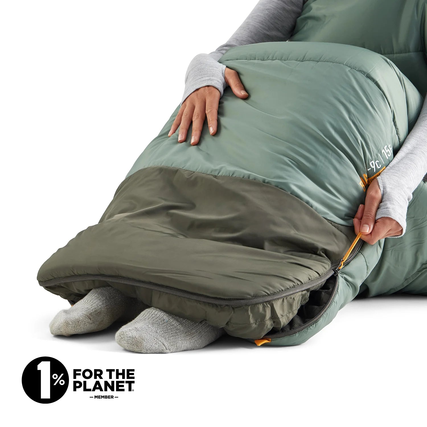 Boab Synthetic Sleeping Bag 15F|-9C - Regular Laurel Wreath Green